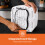 GEEPAS (White) Geepas 4 Slice Bread Toaster 6Level Browning 1400W 5