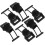 6Pcs caiaque drenagem plug kit M19 scraper plug drenagem buraco parafuso Bung 1