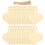 60pcs 4 polegadas fatias de madeira inacabadas com Twine Pending Pending Set 1