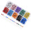 600pcs Multi-Função Push Pins Thumbtacks com cores variadas, Pp leve e aço inoxidável forma clássica 1