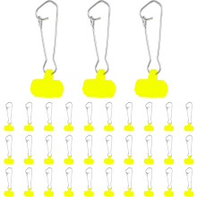 50pcs grande aço inoxidável pesca snaps conectores gancho rápido portátil robusto acessórios de pesca ao ar livre
