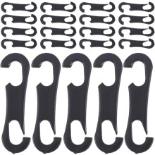 Ganchos da tampa do assento do carro 100pcs Design antiderrapante Ganchos da almofada do assento do plástico ABS resistentes