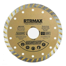 RTRMAX Porcelain 4.5 Tile Turbo Thin Diamond Dry Cutting Blade 115mm