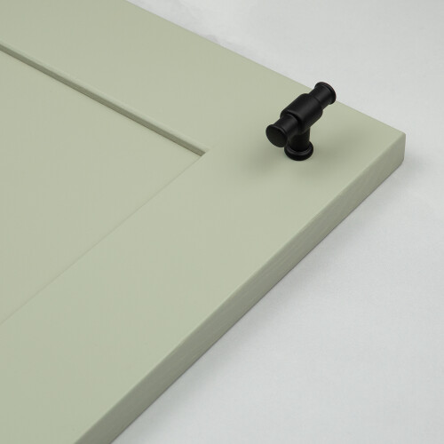 (40mm Knob) Matt Black Cabinet Handle Knob Pull 40mm - 320mm 1