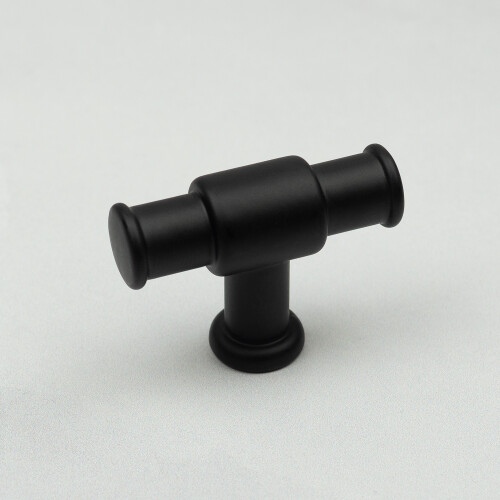 (40mm Knob) Matt Black Cabinet Handle Knob Pull 40mm - 320mm 2