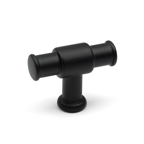 (40mm Knob) Matt Black Cabinet Handle Knob Pull 40mm - 320mm