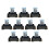 30Pc MY4NJ 14PIN 4DPDT Electronic  Electromagnetic Relay 5A Coil with PYF14A Socket Base AC 220V 2
