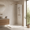 Balterley Balterley Wetroom Screen with Support Bar, 900mm, Brushed Bronze 5