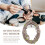 Triple Moon Goddess Wall Mirror Trinity Wall-Mounted Mirror with Five-Pointed Retro Hanging Mirror 4