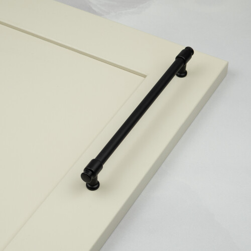 (192mm Handle) Matt Black Cabinet Handle Knob Pull 40mm - 320mm 1