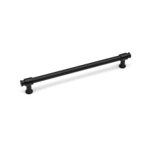 (192mm Handle) Matt Black Cabinet Handle Knob Pull 40mm - 320mm