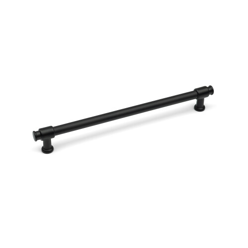 (192mm Handle) Matt Black Cabinet Handle Knob Pull 40mm - 320mm