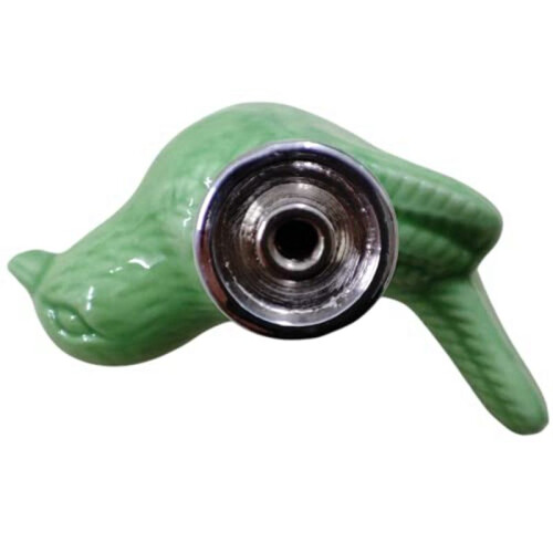 4Pack Green Cute Bird Design Cabinet Door Knobs, Ceramic Drawer Knobs , Vintage Cupboard Pull Handle (Green) 2