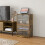 Homcom HOMCOM 4-Tier Hi-Fi Stand with Adjustable Shelves, Rustic Brown 2