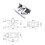 3 Stuks Veerbelaste Deur Easy Lock Stop Catch Release Klem Dubbele Roller Catch (Mp-3) 8