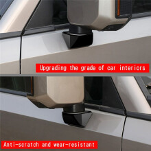 Car Rearview Mirror Base Trim Sticker Car Exterior Decoration Accessories for Prado LC250 2024 Glossy Black