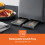 GEEPAS (Grey) Geepas 4 Slice Bread Toaster 6Level Browning 1400W 4