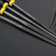 10 Pezzi di Lima Diamantata Tecnica Professionale 3X140 mm Utensile Da Taglio per Metalli con Ago per Zattera