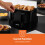 GEEPAS (Black) Geepas 4 Slice Bread Toaster 6Level Browning 1400W 6