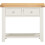Seconique Windsor 2 Drawer Console Table - Ivory/Oak 5