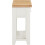 Seconique Windsor 2 Drawer Console Table - Ivory/Oak 6