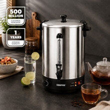 Geepas 30L Electric Catering Urn, 2500W Instant Hot Water Boiler