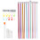 Stricknadeln 27cm 11 Stück bunt 13