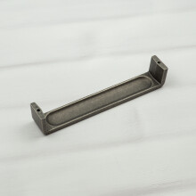 Antique Pewter Square D-Bar Handles (160mm Handle)