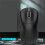 Wireless  Mouse 12000dpi Thin Optical Mouse PAW3311Macro Sensor Ergonomic Design Gaming Mouse Black 1