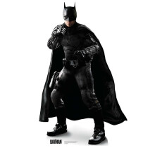 Mini silhouette en carton de Robert Pattinson en position de combat