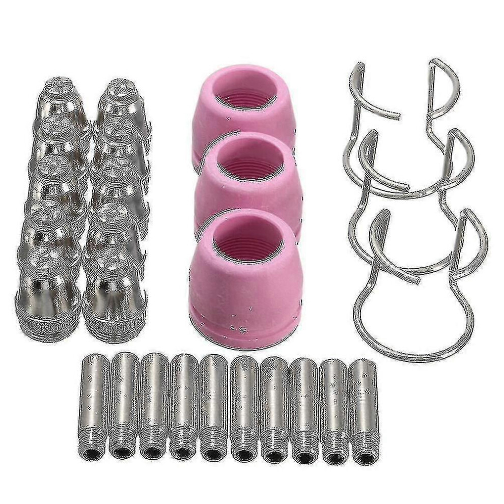 26Pcs Plasma Cutting Torch Nozzle Tips Kit For Sg-55 Ag-60 Wsd-60P 8507125345426