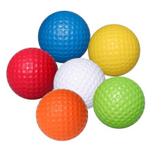 Paquete de 6 mini pelotas de golf de plástico - Pelotas deportivas para practicar en interiores y exteriores.