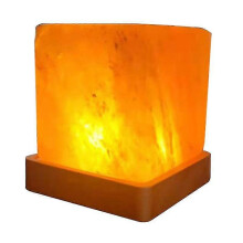 Lámpara inalámbrica de sal natural del Himalaya, cristal de roca, recargable con control remoto, decoración, regalo para amigos.
