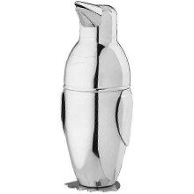 Penguin Steel Bar Bartender Drink Mixer Shaker Pot Wine Bottle Cocktail Making Kit