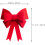 2pcs grande bow tie árvore de Natal decorações coroa arco 2