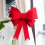 2pcs grande bow tie árvore de Natal decorações coroa arco 7