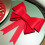 2pcs grande bow tie árvore de Natal decorações coroa arco 5