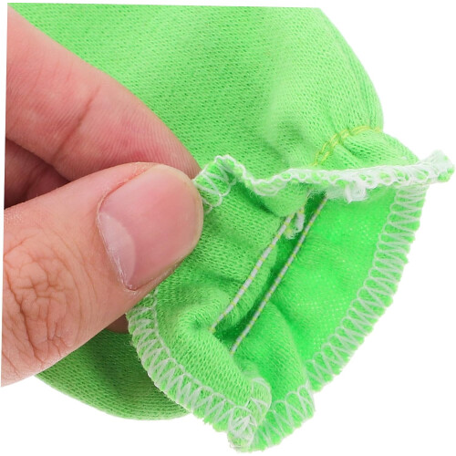 4 pares de luvas anti-agarrando algodão macio mittens protetoras 2