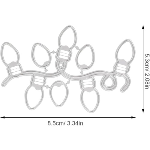 4Pcs Natal Ornamento Aço de carbono em relevo Stencil Dies Set 1