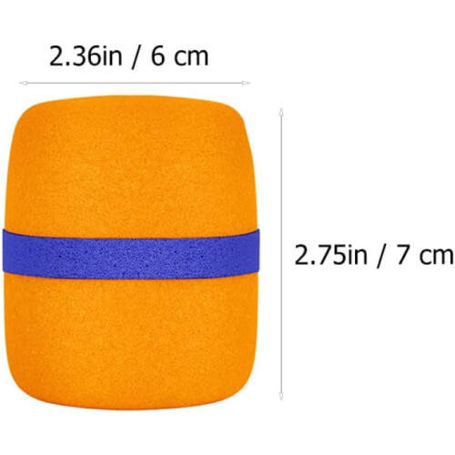 5pcs protetor de microfone tampa de microfone esponja de alta densidade à prova de vento espessado acessório útil do microfone 1