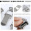 4pcs resistente mola carregada Toggle Hasps fivelas de fecho de aço inoxidável 5