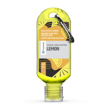 Palm Safe Lemon 60ml Anti Bacterial Premium Hand Sanitiser Travel Size Refillabl