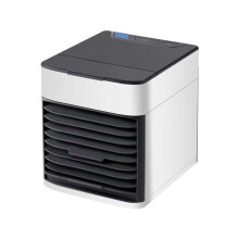 Raffrescatore evaporativo portatile, ventilatore personale silenzioso per casa, ufficio, camera da letto e viaggi, bianco
