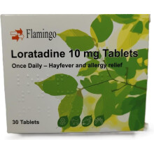6 Months Supply Loratadine Hayfever & Allergy Relief 10mg Tablets (30x6) GSL