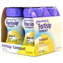 Fortisip Compact 4x125ml (All Flavours) x2 (2 Boxes - 8x125ml) (Vanilla)