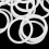 50pcs White Plastic Macrame Hoops 5cm para DIY Dreamcatcher Crafting e Wreath Making Supplies 3