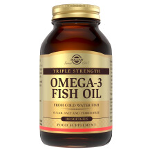 Solgar Omega-3 Triple Strength 950 mg Softgels - Pack of 100 - High Potency Fish