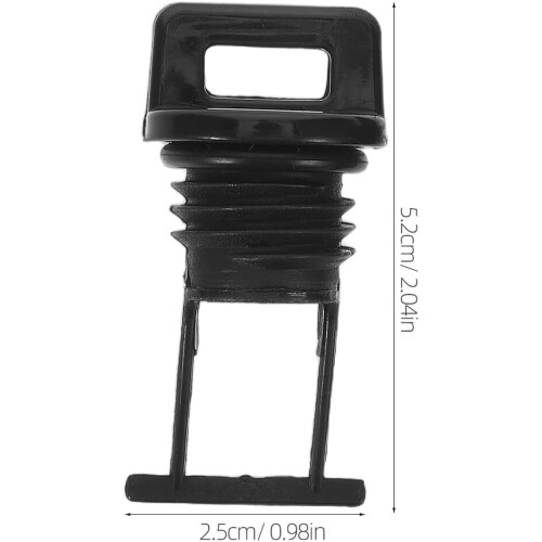 6Pcs caiaque drenagem plug kit M19 scraper plug drenagem buraco parafuso Bung 1
