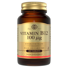 Solgar Vitamin 100 µg B12 Tablets - Pack of 100 - Easy to take Form - for Health