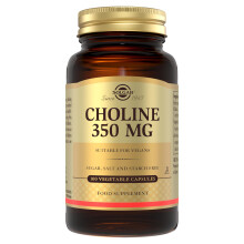 Solgar Choline 350mg - Healthy Liver Function - Supports Fat Metabolism - Essent